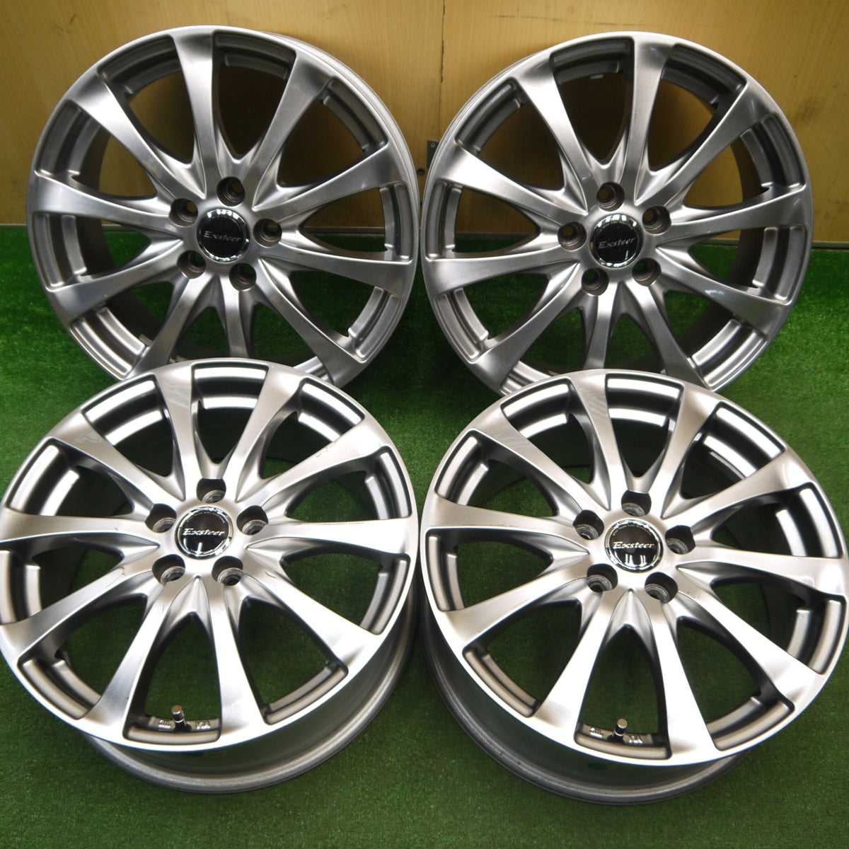 4本価格★プリウス ウィッシュ カローラ 等 Exsteer HOTSTUFF 16インチ エクスター ホットスタッフ 16×6.5J PCD100/5H★5120907Hホ