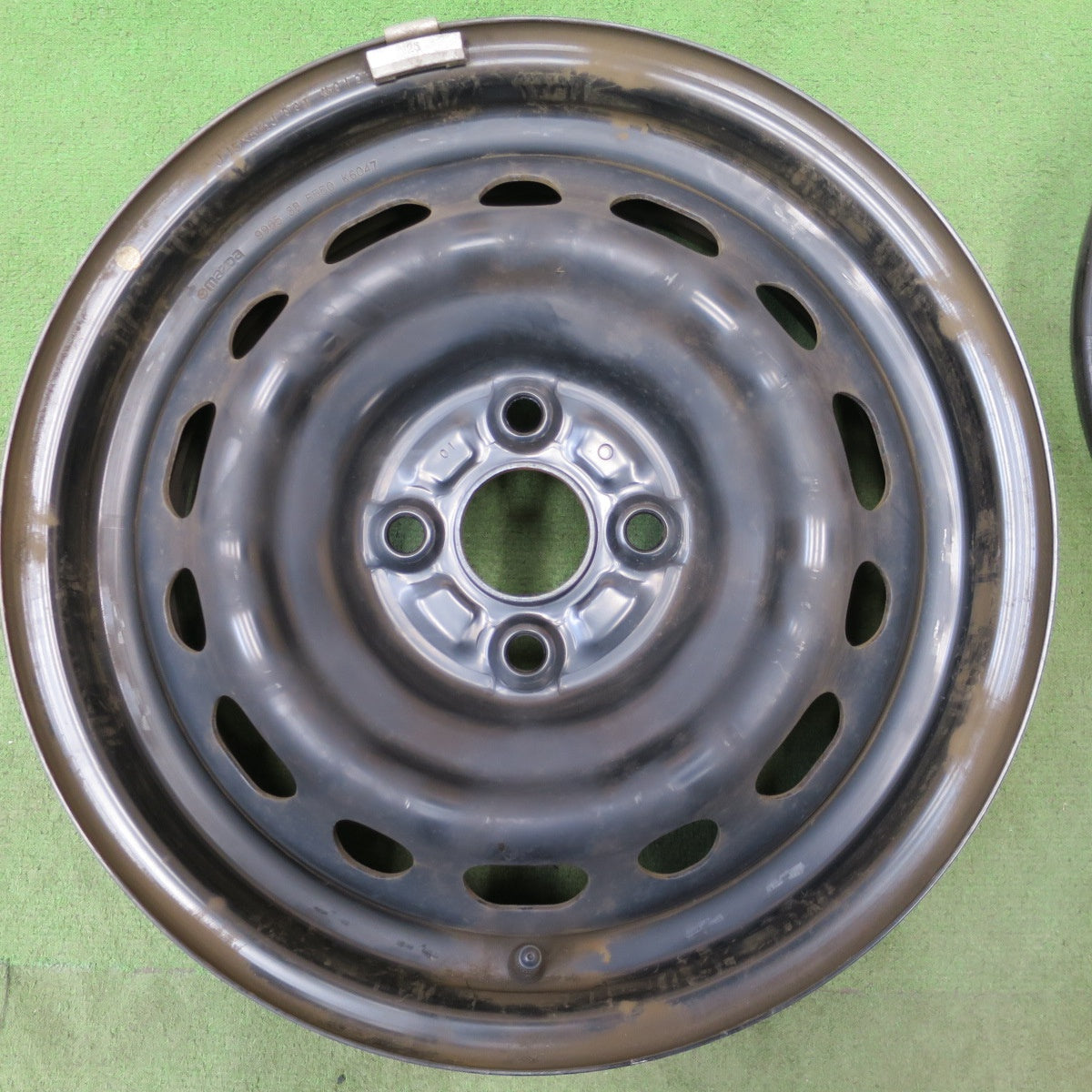 4本価格◎マツダ デミオ 純正 スチール ホイール 15インチ 15×5.5J PCD100/4H◎6091202NGホ