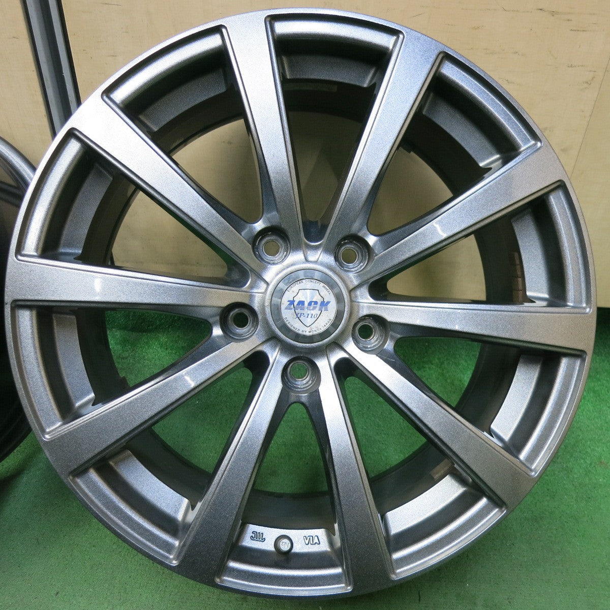 キレイ★ZACK JP-110 MONZA 17インチ ホイール ザック モンツァ 17×7J PCD114.3/5H★5062410SYホ