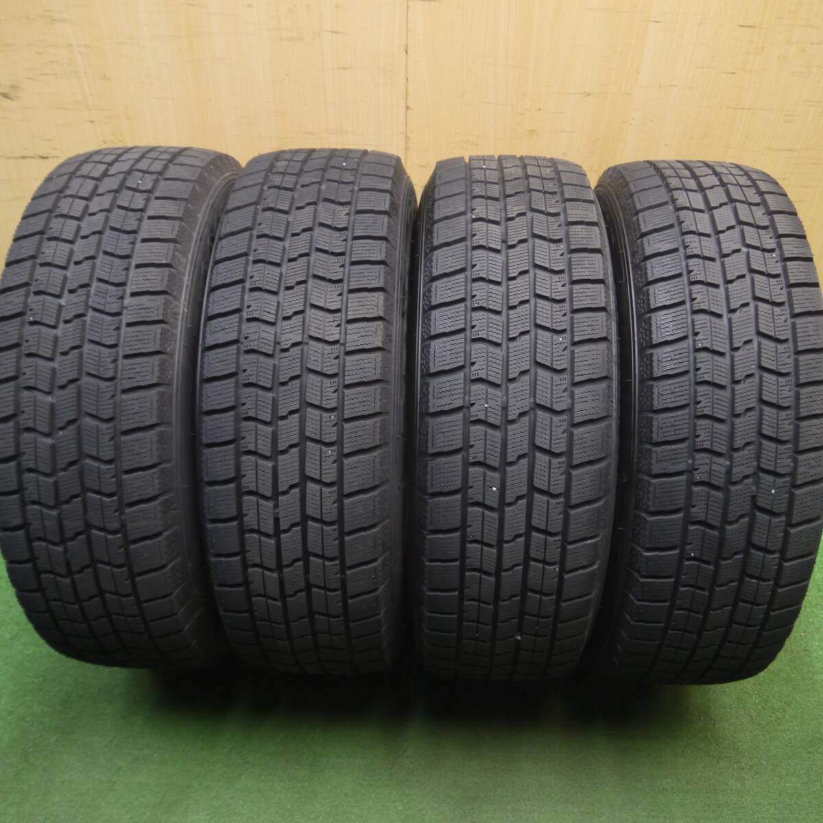 超バリ溝!22年!キレイ!ほぼ10分★スタッドレス 205/65R16 グッドイヤー アイスナビ7 ravrion RS01 ラブリオン 16インチ PCD114.3/5H★5030310Hス