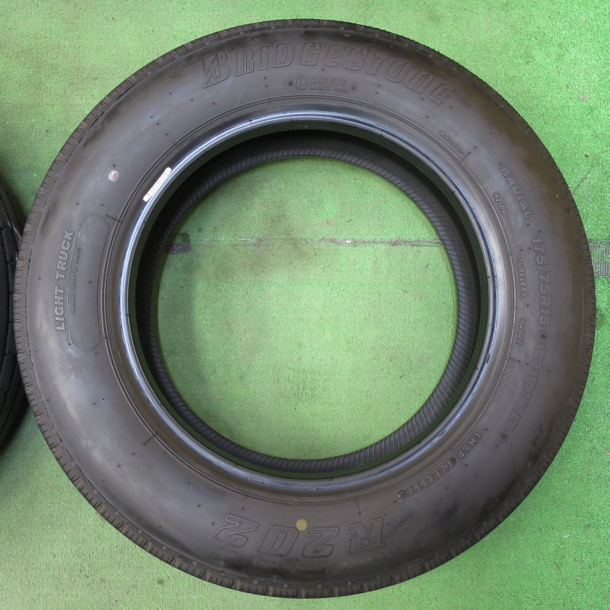 新車外し!24年!6本★トラック タイヤ 175/75R15 103/101N ブリヂストン R202 15インチ★5090605イノタ
