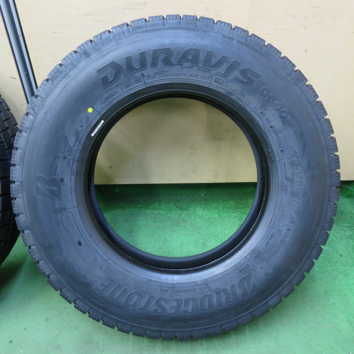 未使用!25年!2本★トラック タイヤ 205/80R17.5 120/118N ブリヂストン デュラビス G640 DURAVIS 17.5インチ★5063007イノタ