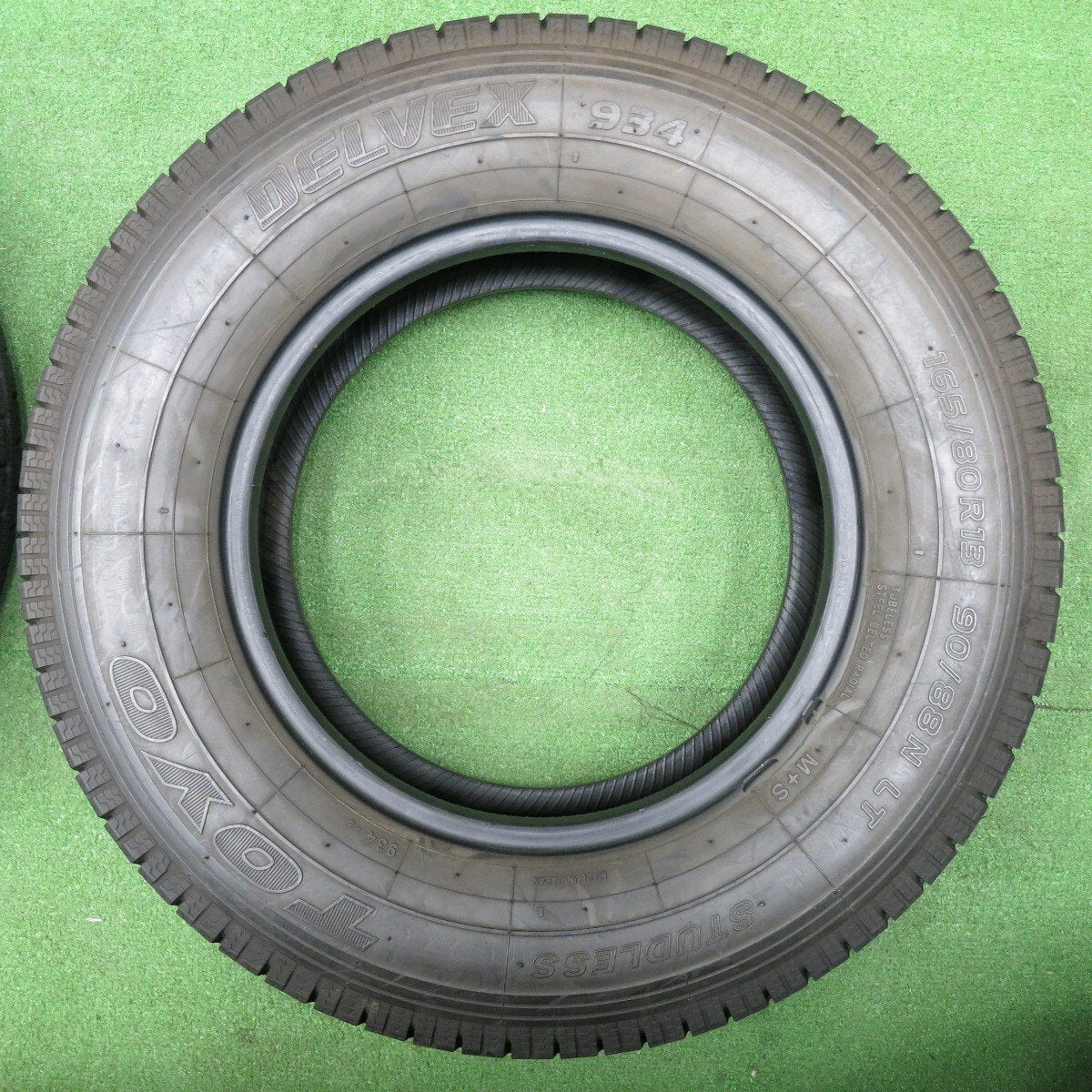 バリ溝!9分★スタッドレス 165/80R13 90/88N トーヨー デルベックス 934 タイヤ 13インチ DELVEX プロボックス サクシード 等★4122901NJスタ
