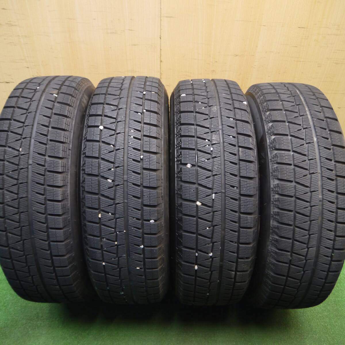 バリ溝!キレイ!9.5分★スタッドレス 205/65R16 ブリヂストン アイスパートナー2 TOPRUN トップラン 16インチ PCD114.3/5H★5010804Hス