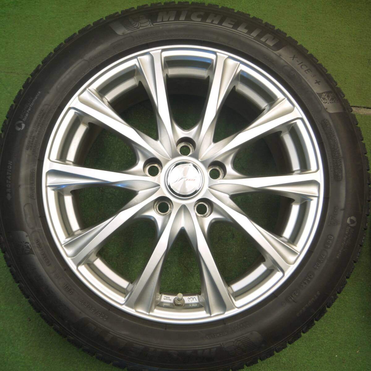 キレイ★スタッドレス 225/50R17 ミシュラン X-ICE3+ JOKER ジョーカー 17インチ PCD114.3/5H★5022609Hス