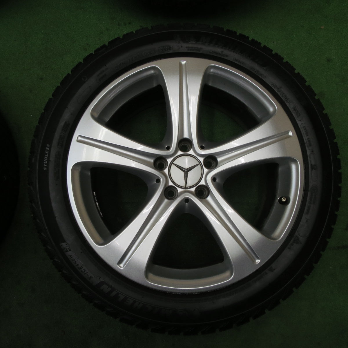 キレイ!21年★ベンツ Eクラス W213 純正 245/45R18 スタッドレス ミシュラン X-ICE SNOW 18インチ PCD112/5H★5062901TTス