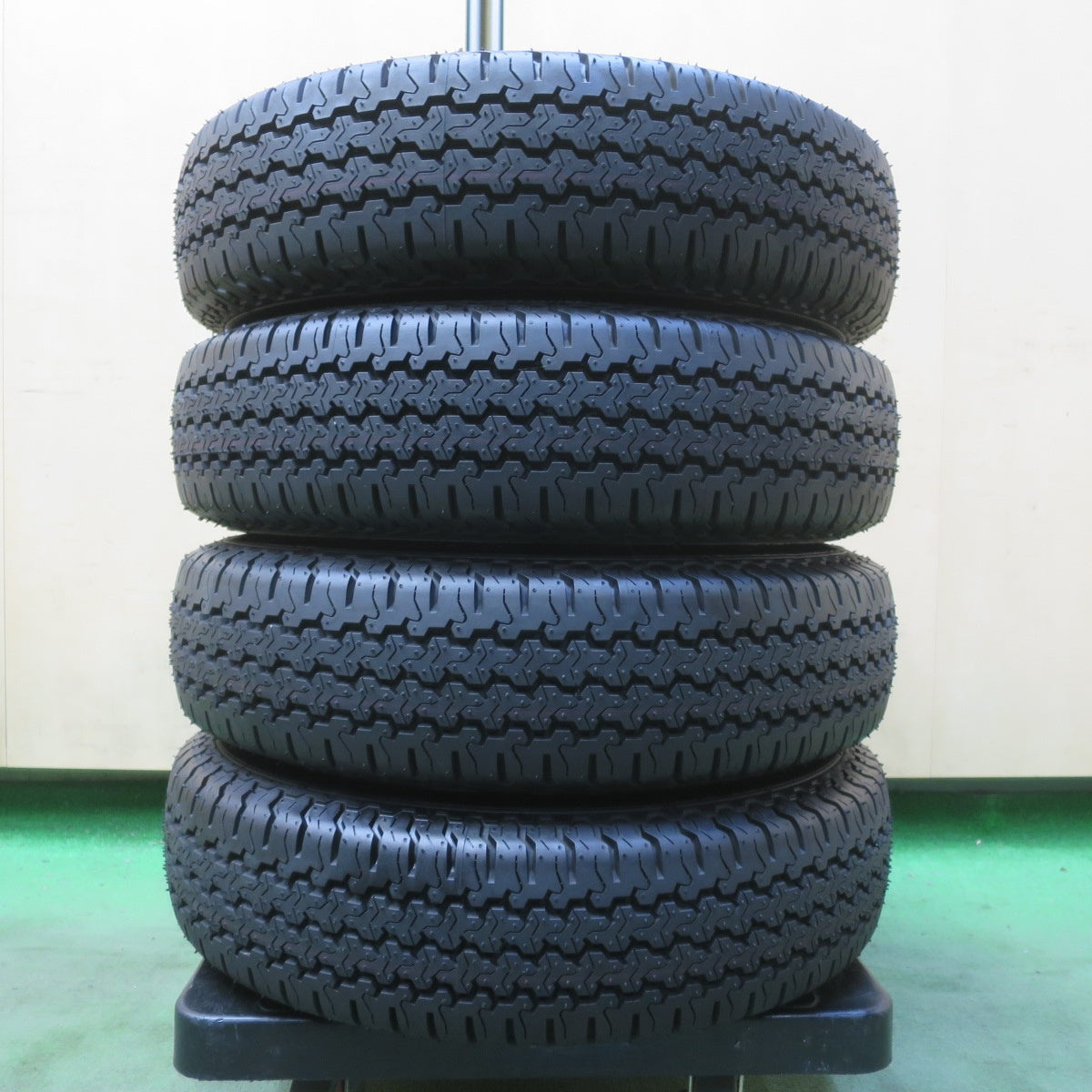 新車外し!26年◎ダイハツ ハイゼット 純正 スチール 145/80R12 80/78N ヨコハマ SUPER VAN 355 12インチ PCD100/4H◎6083111イノ