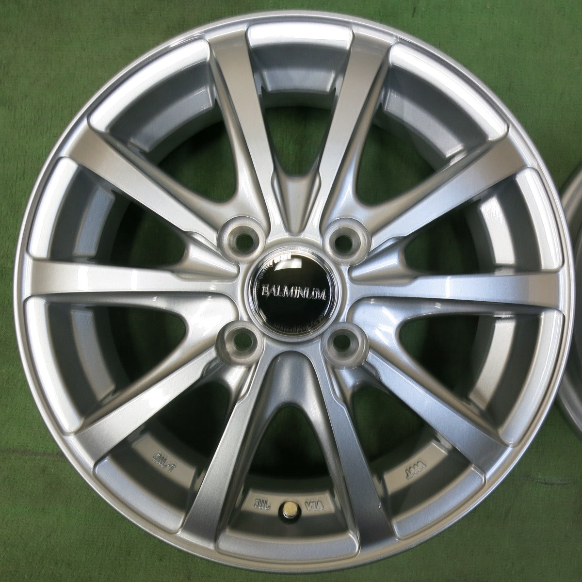 未使用★BALMINUM LS10 バルミナ 14インチ ホイール 14×4.5J PCD100/4H★5061908SYホ