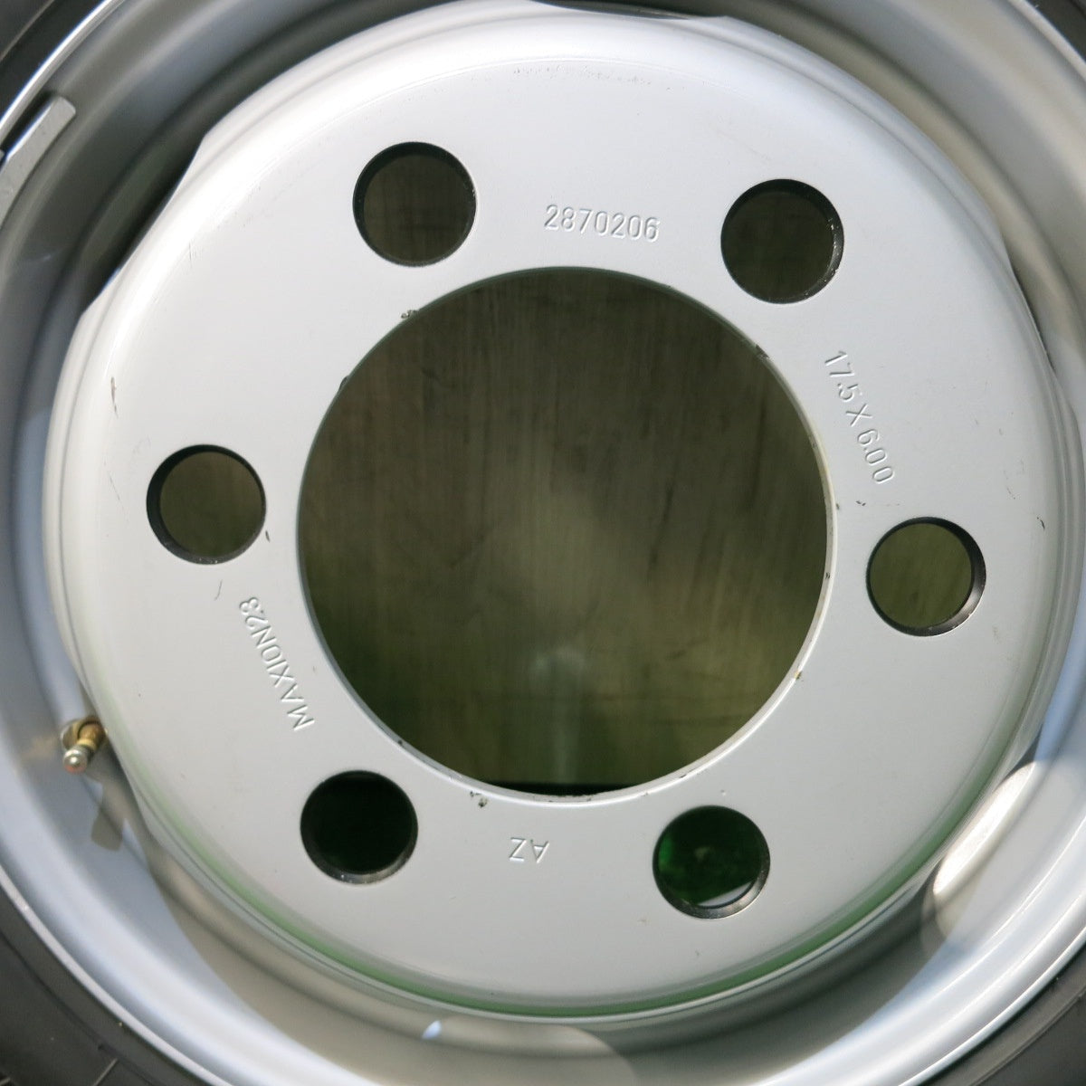 新車外し!22年★日野 デュトロ 純正 スチール MAXION23 215/70R17.5 123/121J ブリヂストン R173 17.5インチ PCD222.25/6H★5050201HAノ