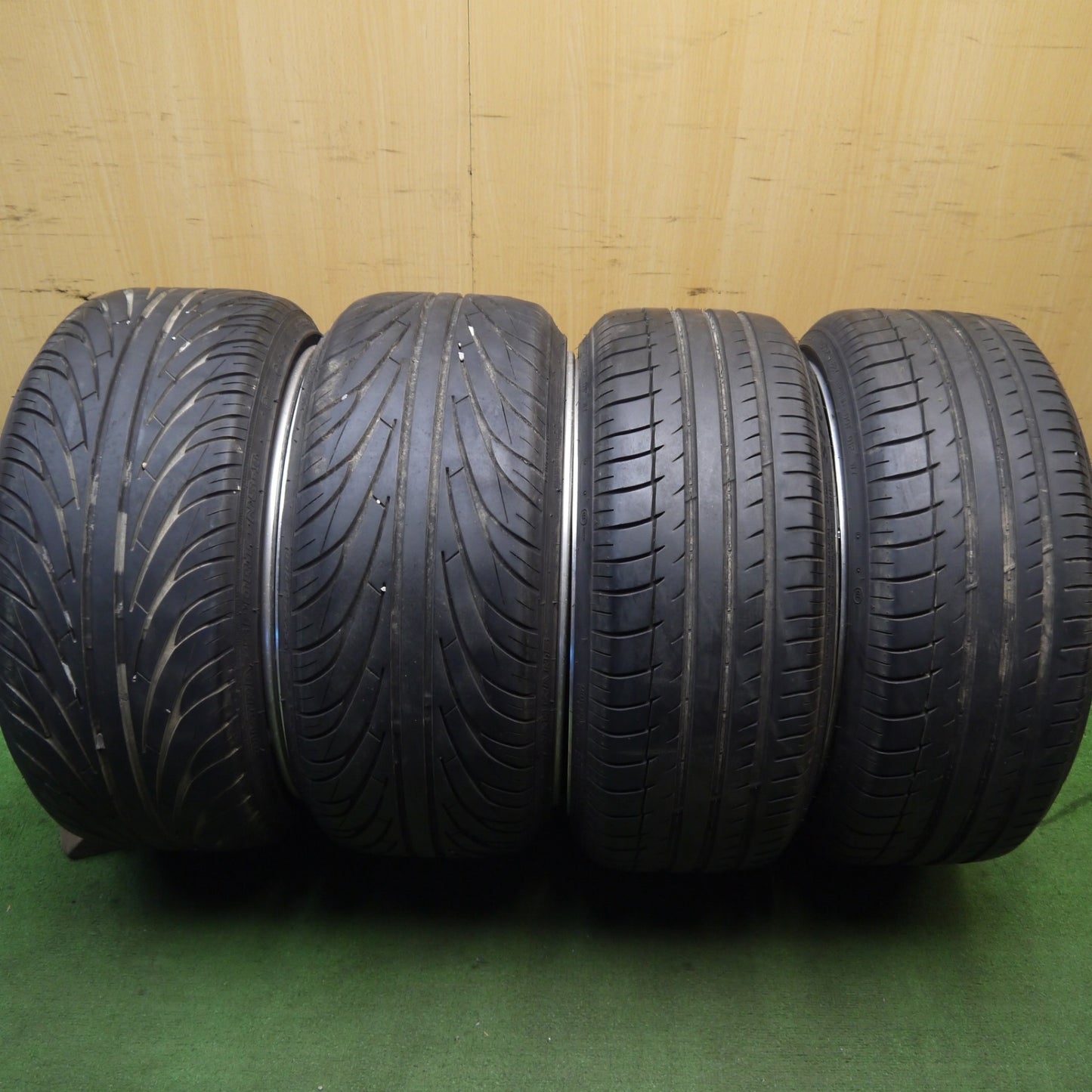 バリ溝!9分★エイムゲイン G2M AMG-G2M 225/35R19 235/35R19 トライアングル SPORTEX TSH11 ナンカン ウルトラスポーツ NS-2 AIMGAIN GⅡM PCD114.3/5H★5082903Hノ