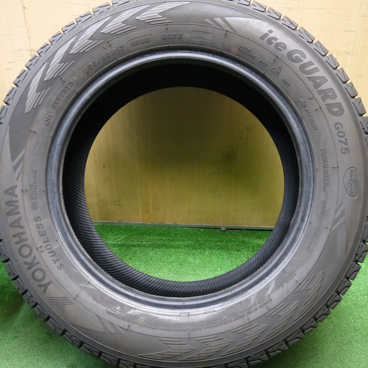 バリ溝!22年!9分★スタッドレス 225/65R17 ヨコハマ アイスガード G075 タイヤ 17インチ CX-5 CX-8 エクストレイル 等★5053010Hスタ