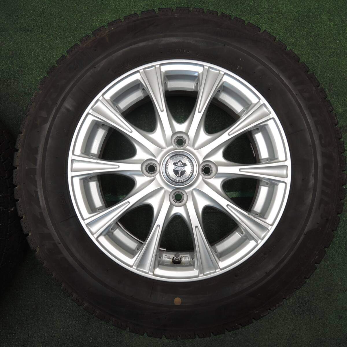 バリ溝!23年!キレイ!ほぼ10分★スタッドレス 175/70R14 ブリヂストン ブリザック VRX2 JOKER PCD100/4H★4031505NJス