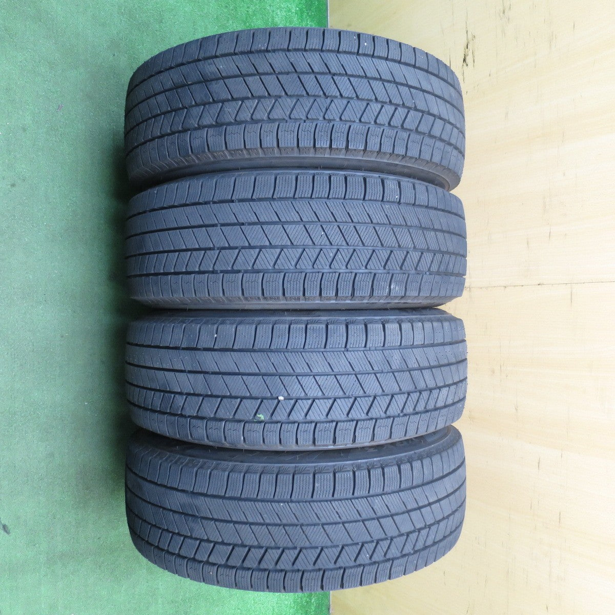 バリ溝!22年!ほぼ10分★スタッドレス 215/65R16 ブリヂストン ブリザック VRX3 社外 アルミ 16インチ PCD 100 114.3/5H マルチ★5053006NJス