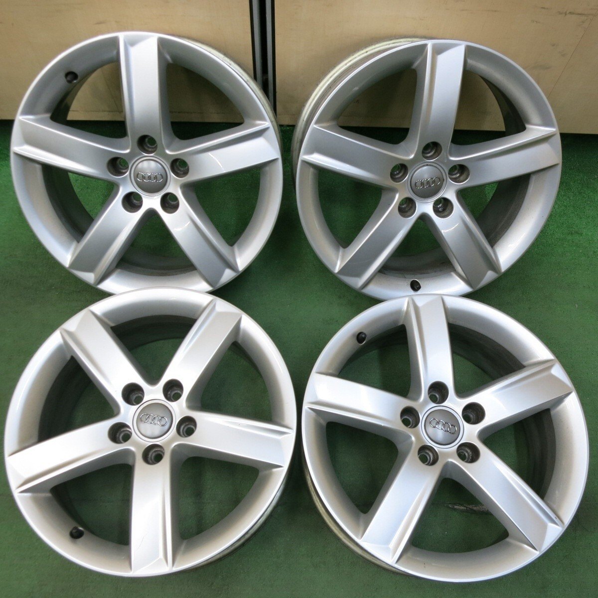 4本価格☆アウディ A6 純正 ホイール 17インチ 17×7J PCD112/5H 