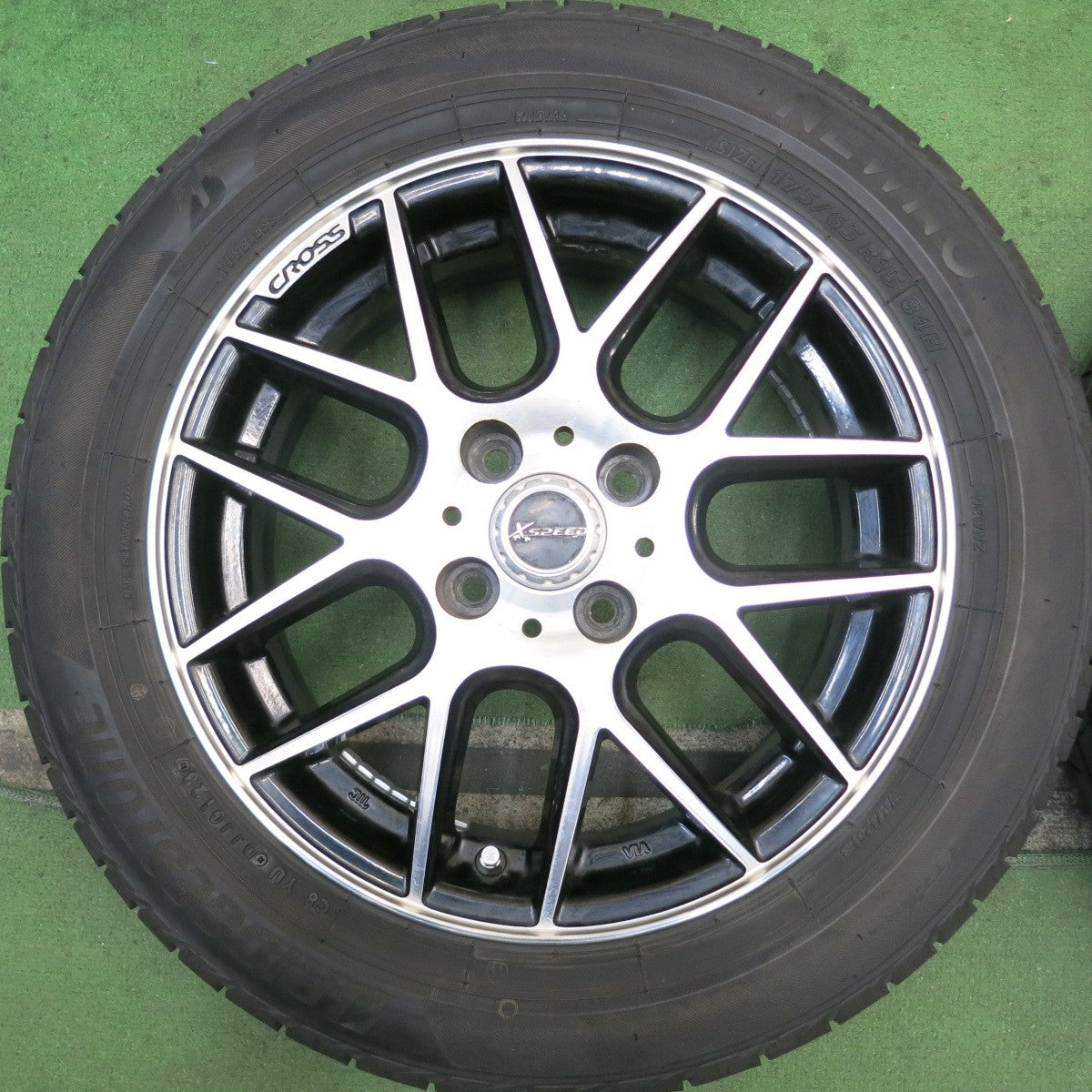 バリ溝!23年!8.5分★175/65R15 ブリヂストン NEWNO X CROSS SPEED クロススピード 15インチ ニューノ PCD100/4H★5092704HAノ