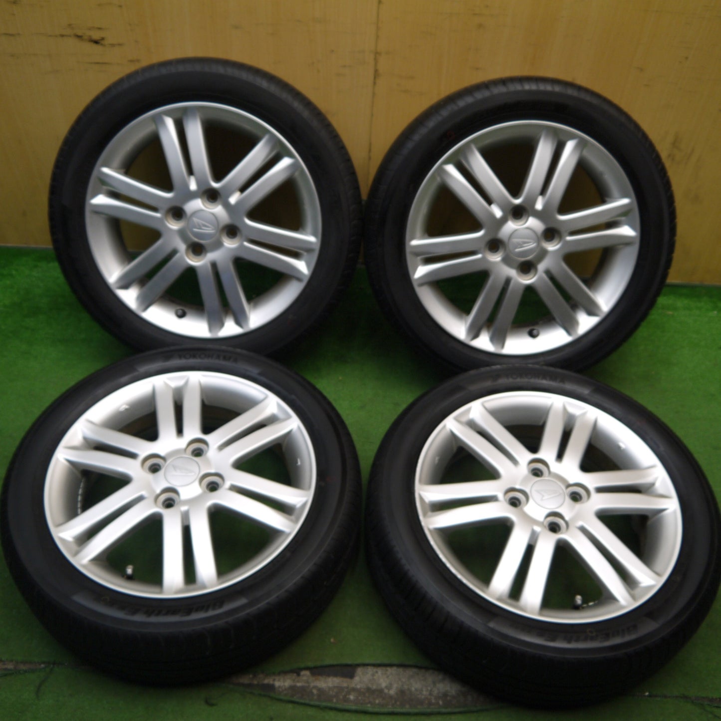 4本価格!24年★ダイハツ ムーヴ タント カスタム タフト 等 純正 165/55R15 ヨコハマ BluEarth-ES ES32 15インチ PCD100/4H★5061611Hノ