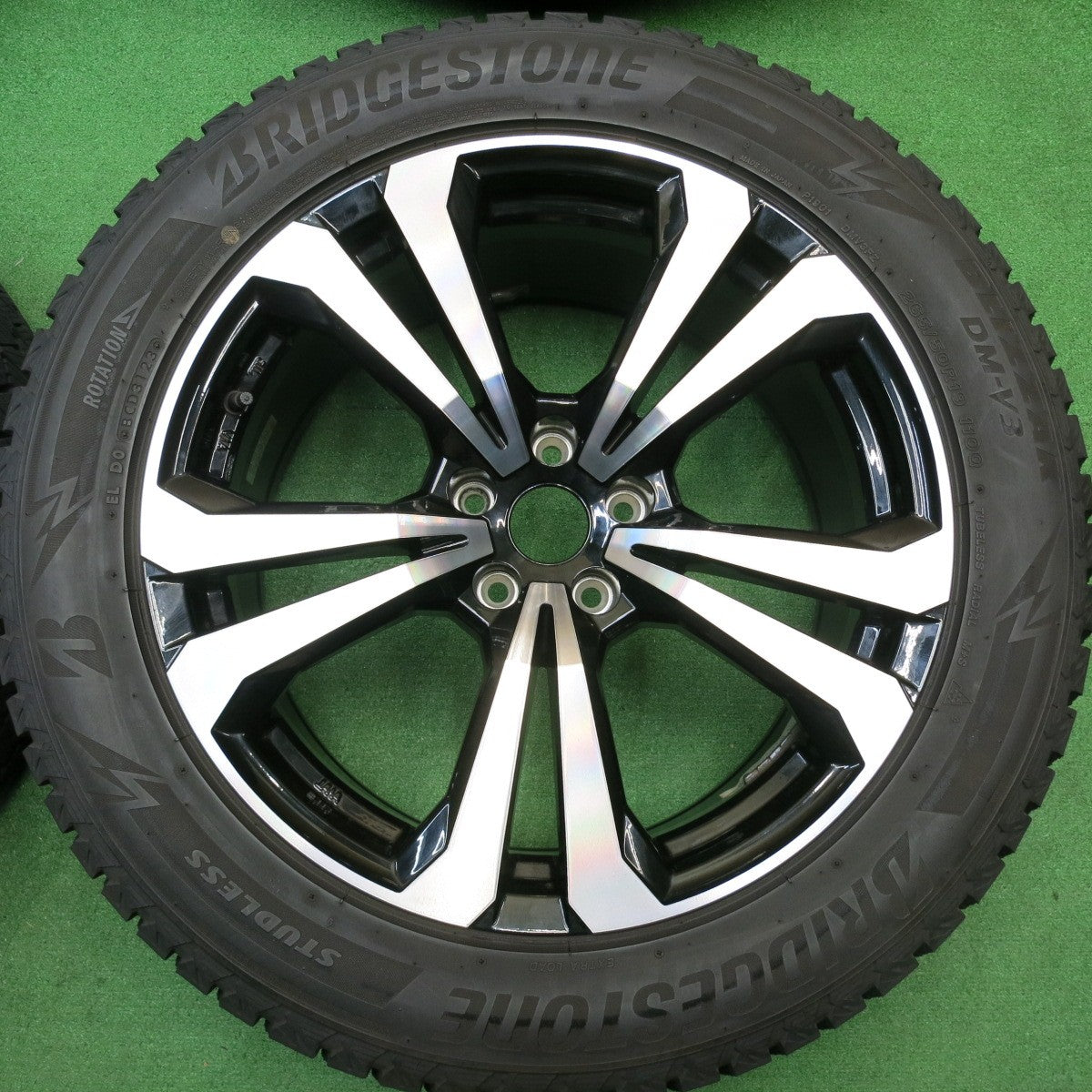 バリ溝!23年!9分★ベンツ 等 ADVANCE LINE SV-1 265/50R19 スタッドレス ブリヂストン ブリザック DM-V3 アドバンスライン 19インチ PCD112/5H★5122504HAス