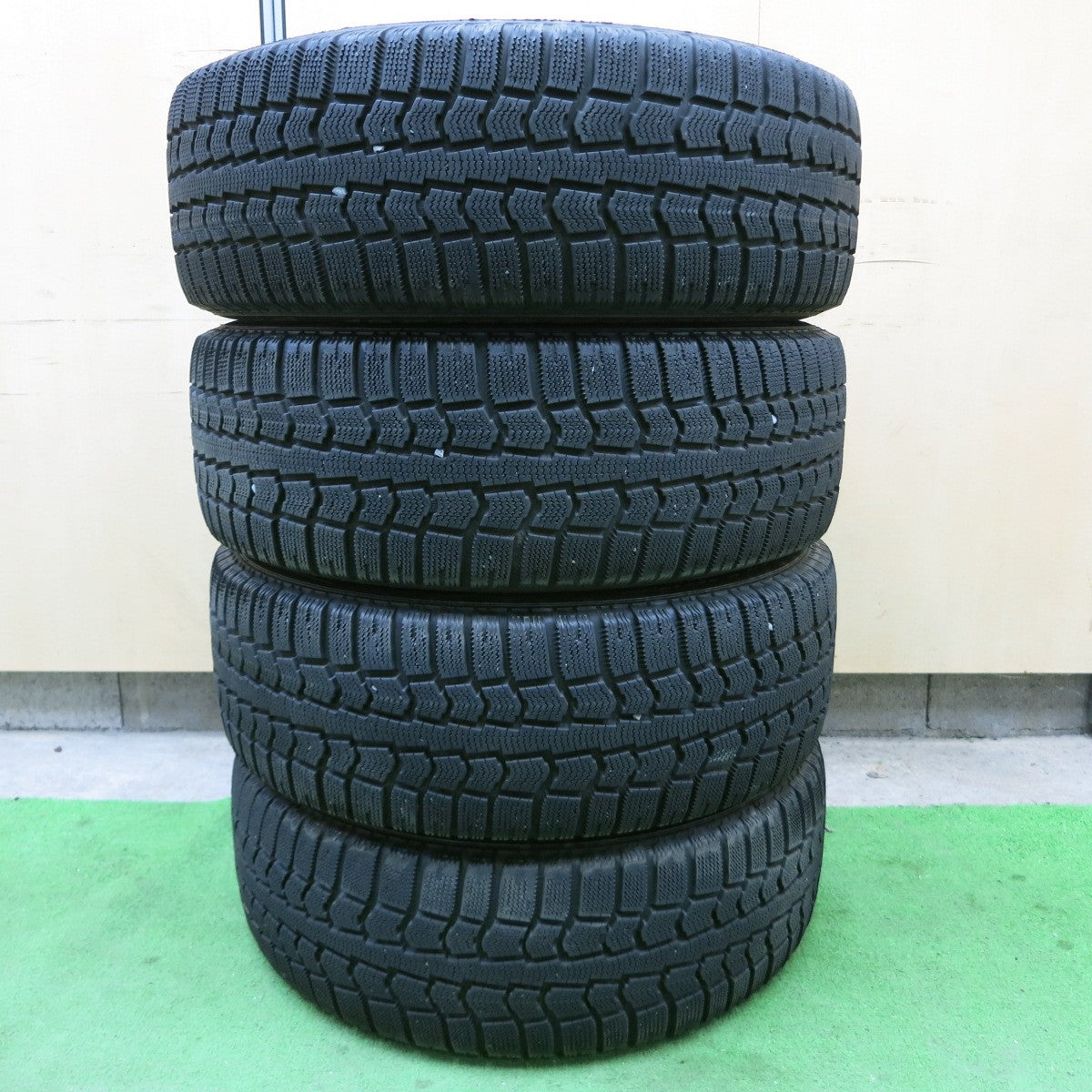 バリ溝!8.5分★スバル レガシィ 純正 195/60R15 スタッドレス ピレリ アイスコントロール 15インチ PCD100/5H★5042203ナス