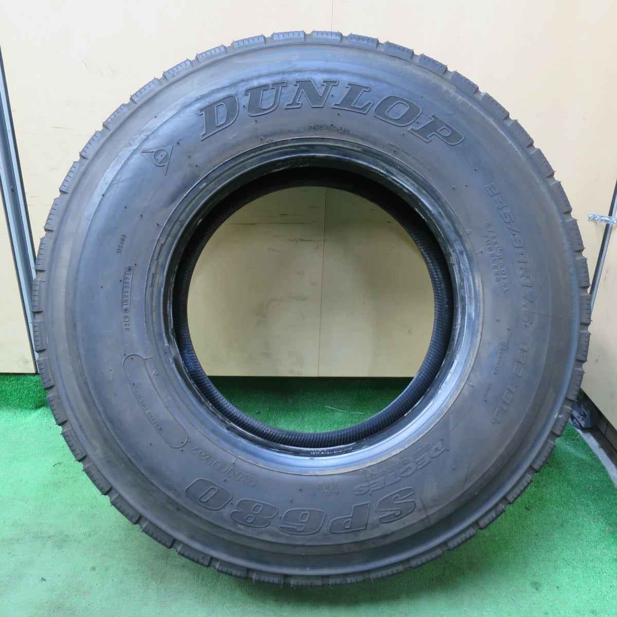 未使用!21年!1本★トラック タイヤ 245/80R17.5 133/131J ダンロップ デクテス SP680 ミックス オールシーズン DECTES 17.5インチ★5041608イスタ