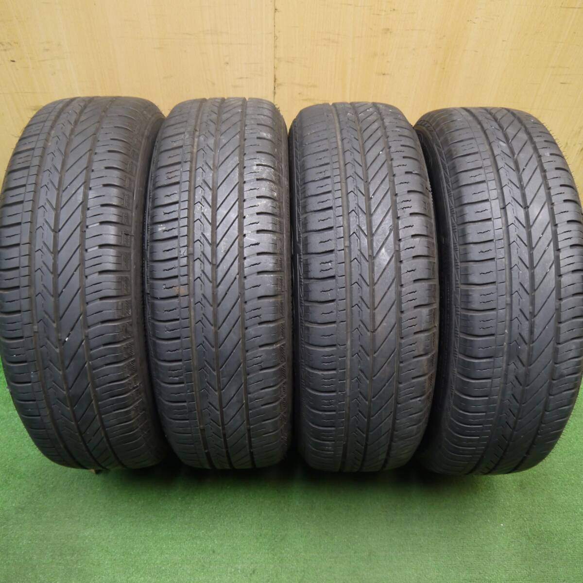 バリ溝!キレイ!9分★フィアット 500 純正 スチール 175/65R14 グッドイヤー DuraGrip 14インチ PCD98/4H★5032802Hノ