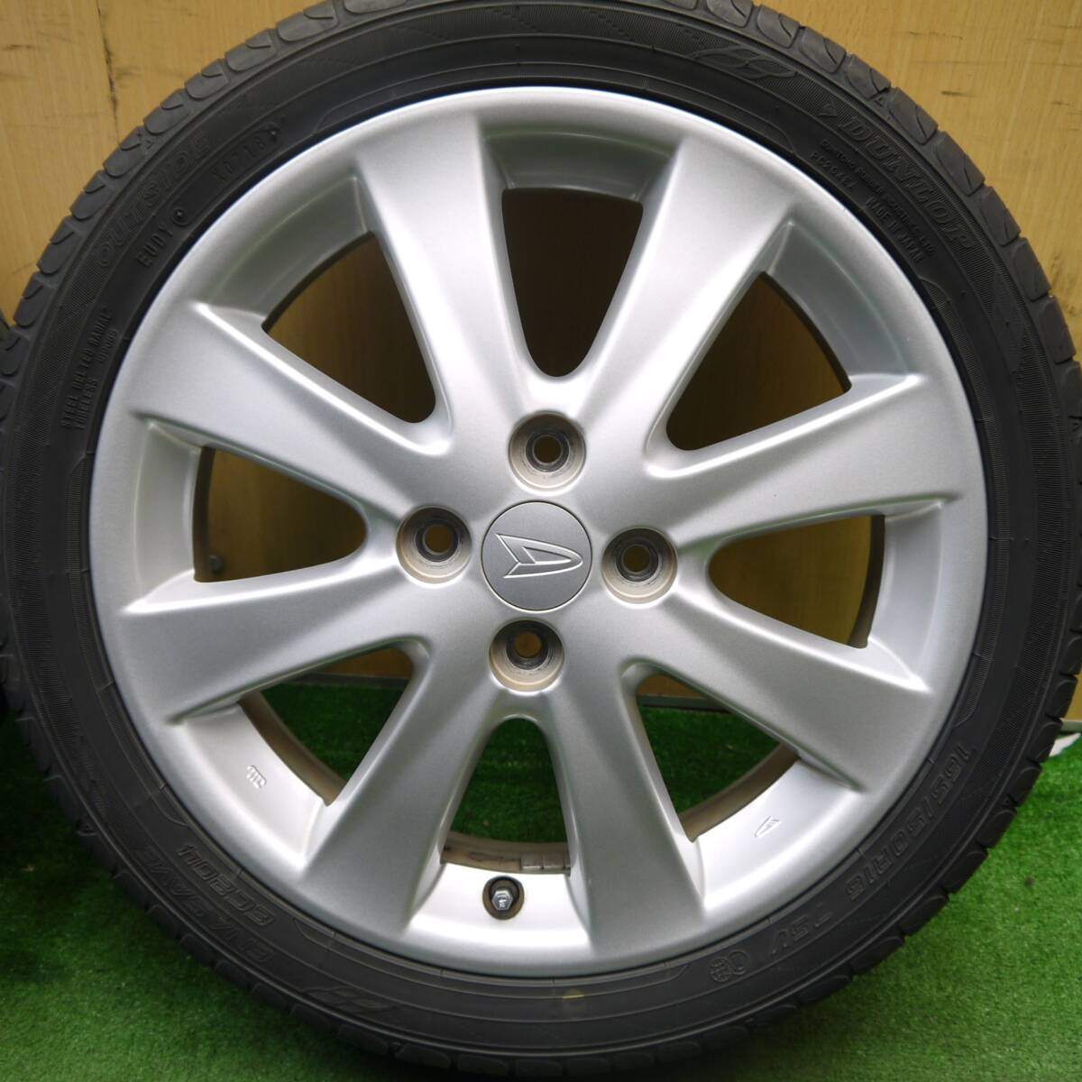 キレイ★ダイハツ ムーヴ カスタム 純正 165/50R16 ダンロップ エナセーブ EC204 16インチ PCD100/4H★5040110Hノ