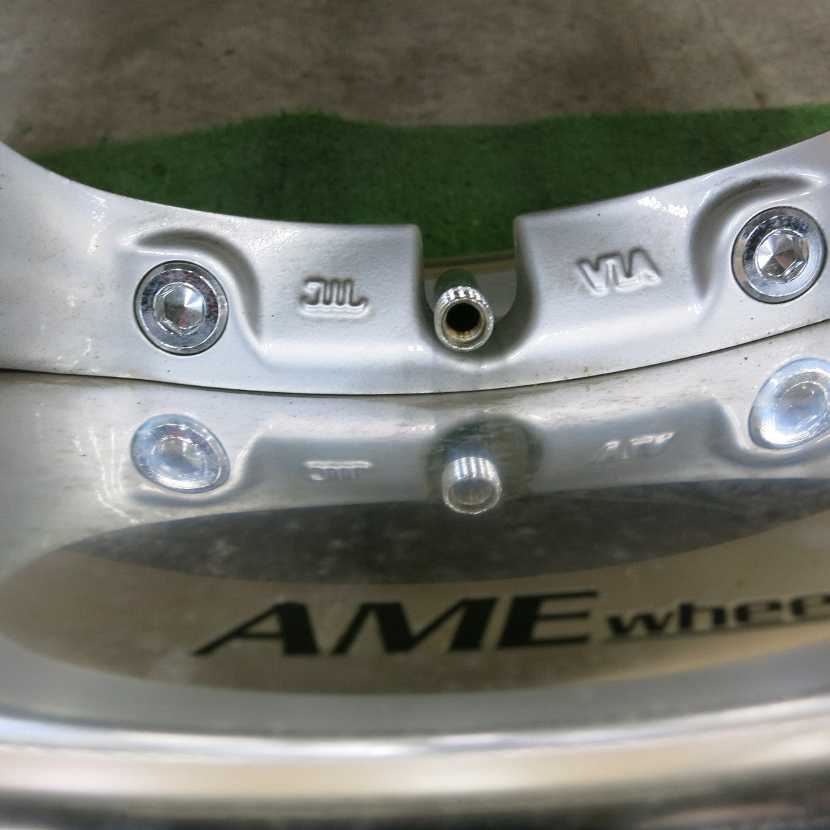 1本価格★SHALLEN AME ディッシュ 18インチ ホイール シャレン 18×8J PCD114.3/5H★5051705ナホ