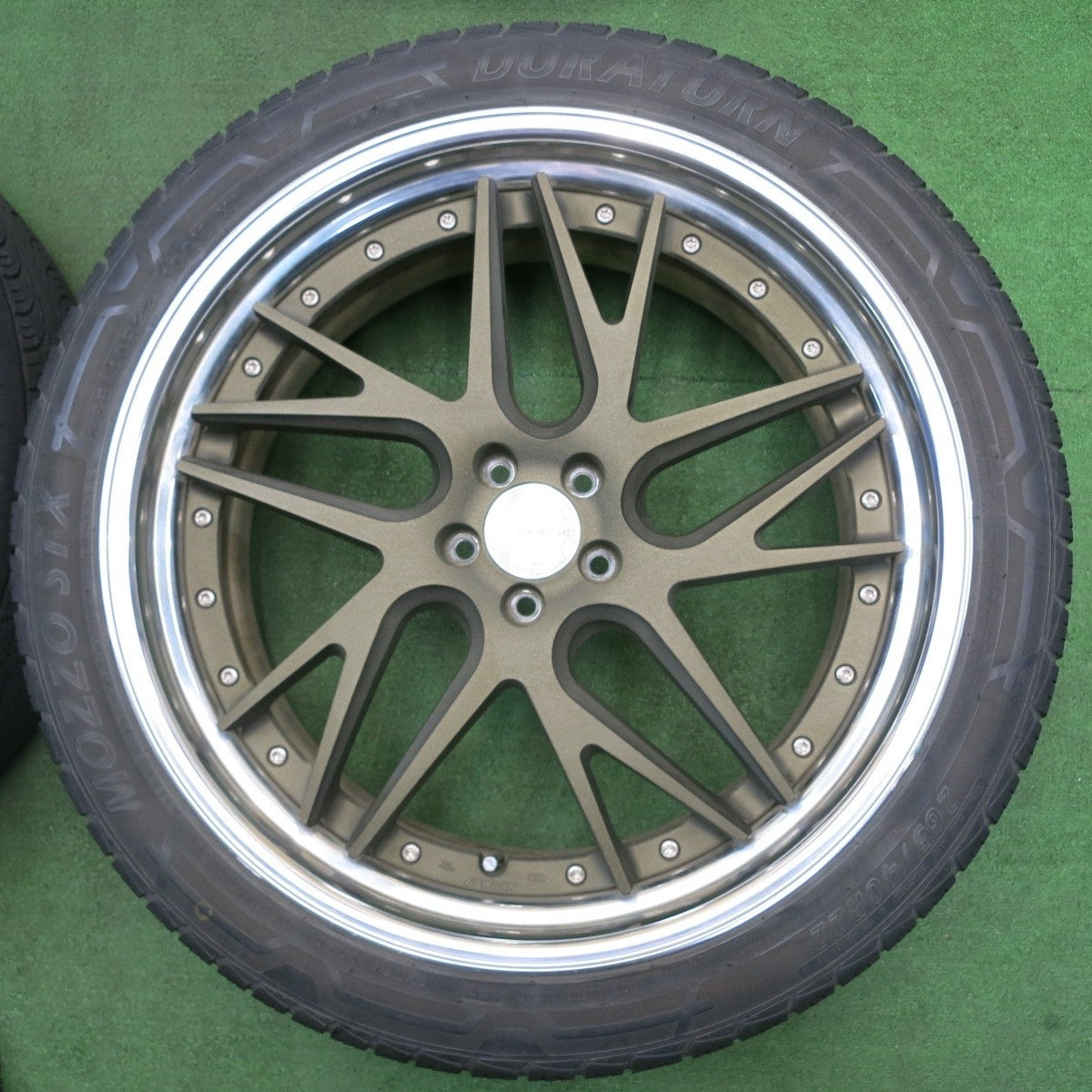 4本価格★WORK GNOSIS CVX M-SR 265/40R22 デュラターン MOZZO STX ミネルバ ECOSPEED2 SUV ワーク PCD108/5H★5043001NJノ