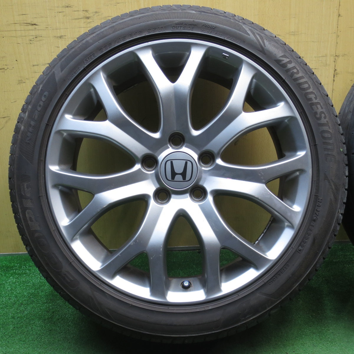 4本価格!22年★ホンダ RB3 オデッセイ アブソルート 純正 225/45R18 ブリヂストン プレイズ PX2 エコピア NH200 18インチ PCD114.3/5H★5062705NJノ