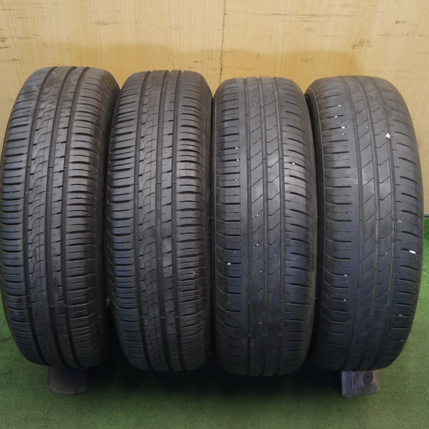 4本価格★MINI ミニ クーパー F56 純正 ヘリ スポーク 492 175/65R15 ハンコック キナジー エコ 15インチ PCD112/5H★6053105KKノ
