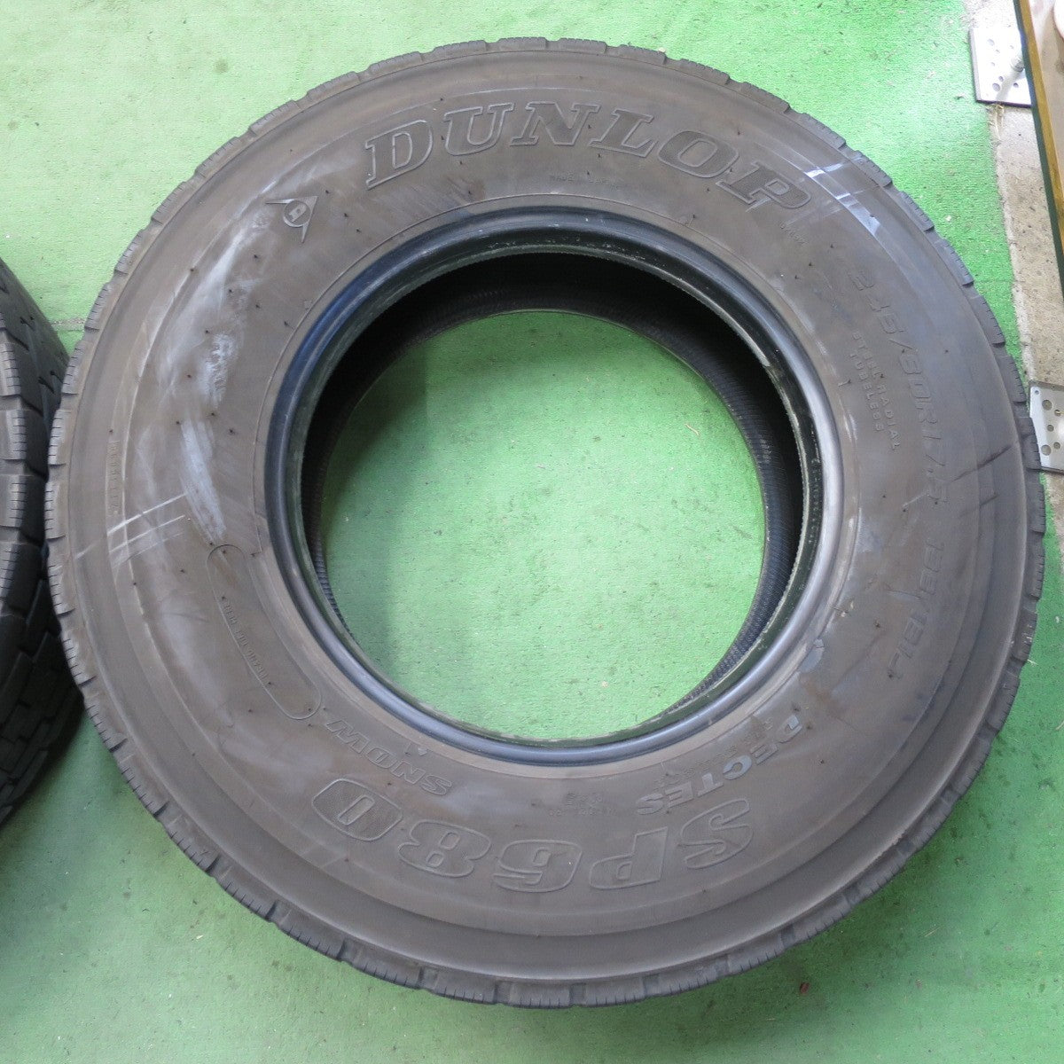 バリ溝!21年!9分!6本★トラック タイヤ 245/80R17.5 133/131J ダンロップ デクテス SP680 ミックス オールシーズン DECTES 17.5インチ★5041607イノタ