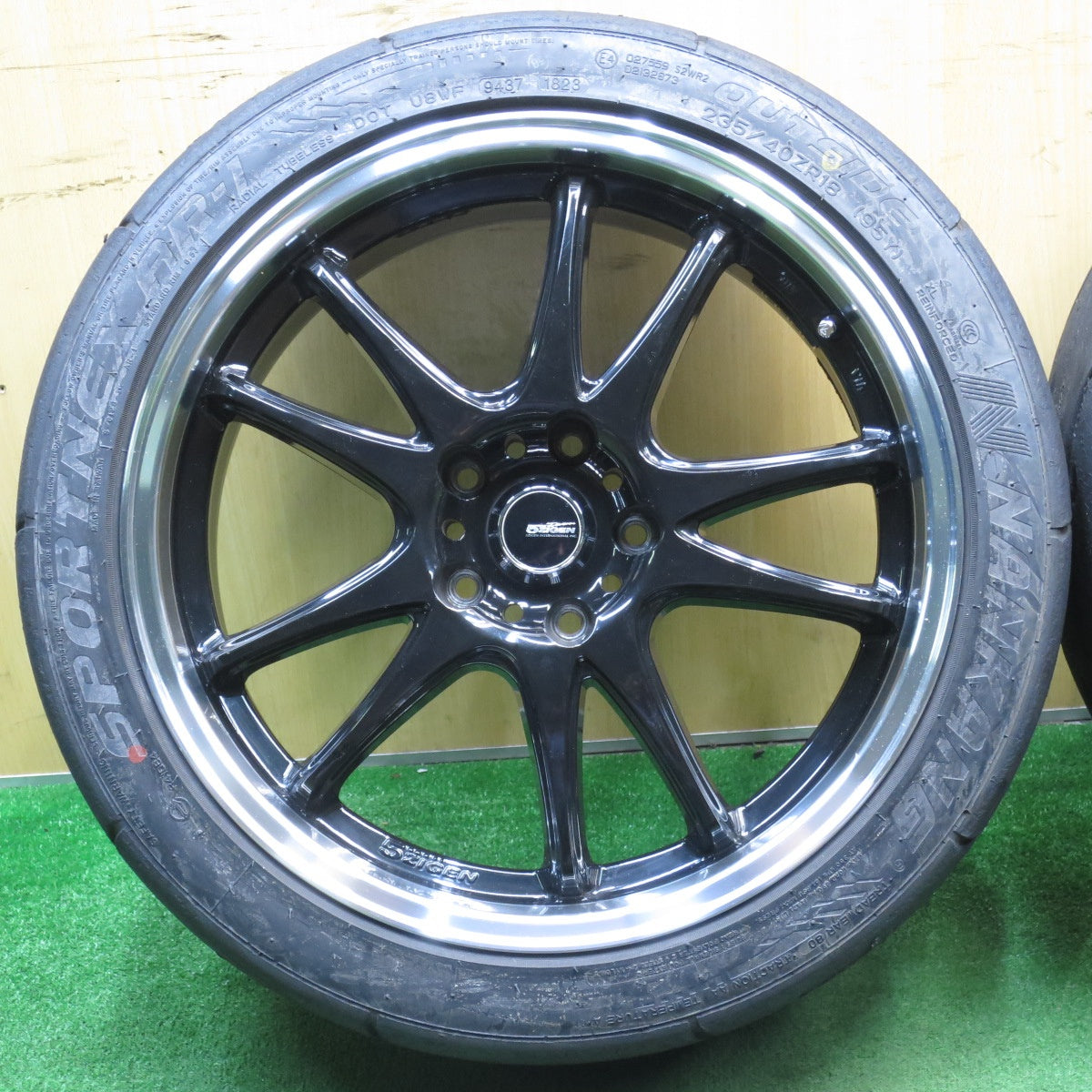 4本価格!23年★5ZIGEN 5次元 235/40R18 ナンカン SPORTNEX AR-1 18インチ PCD114.3/5H★5051903NJノ