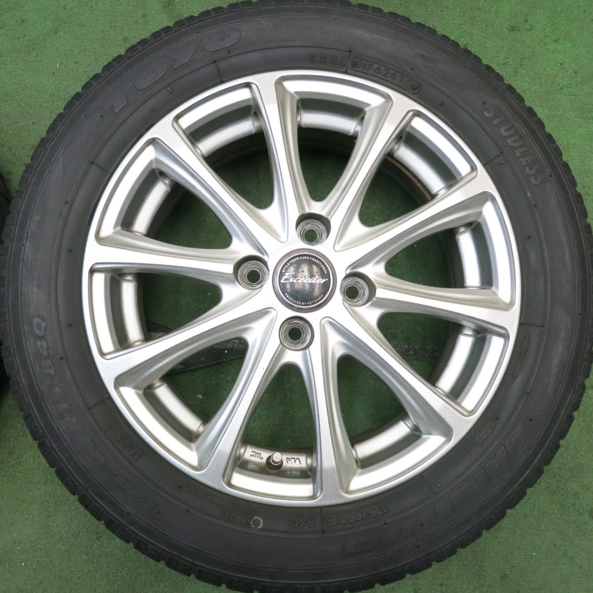 キレイ★スタッドレス 175/65R15 トーヨー ガリット G5 Exceeder エクシーダー 15インチ PCD100/4H★5080904HAス