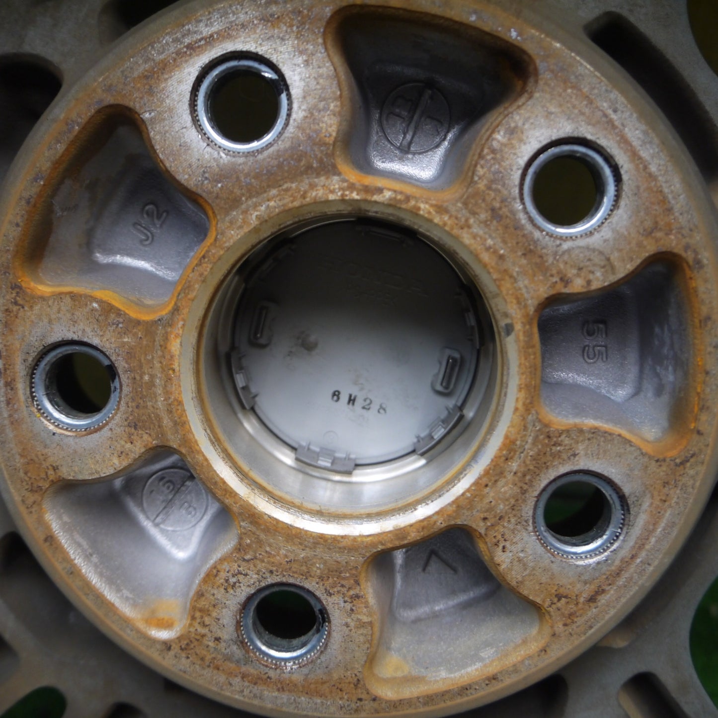 キレイ!22年!1本★ホンダ RC1 オデッセイ アブソルート EX 純正 ENKEI 225/45R18 ヨコハマ BluEarth-RV RV03 18インチ エンケイ PCD114.3/5H★5030408Hノ