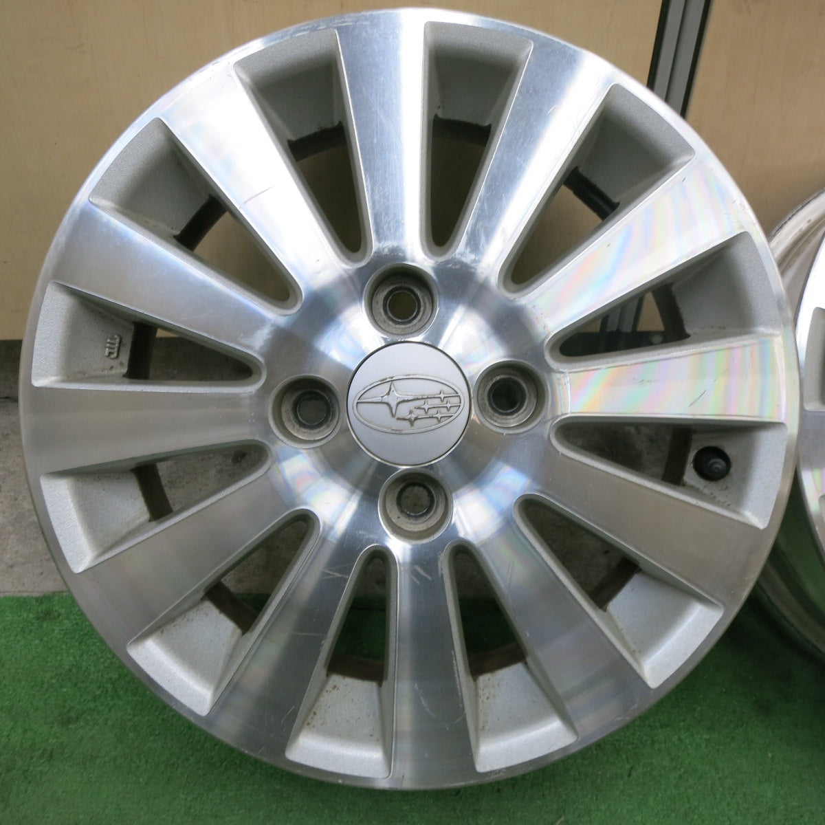 4本価格★スバル ステラ 純正 ENKEI ホイール 14インチ エンケイ 14×4.5J PCD100/4H★6011901ナホ