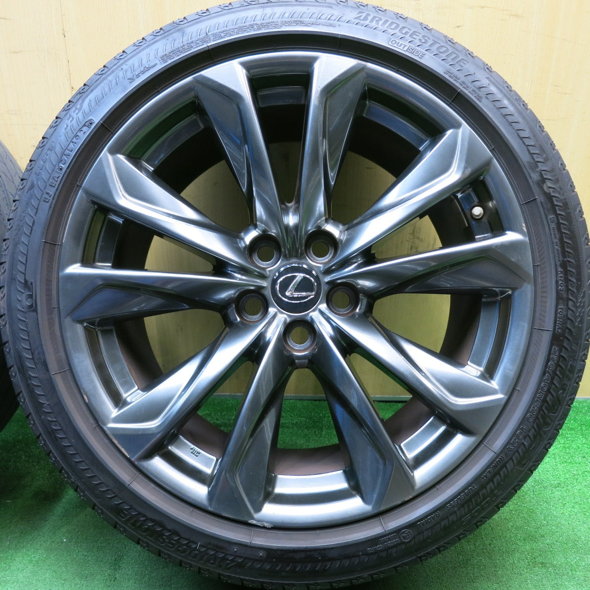 センサー付!21年★レクサス LS Fスポーツ 純正 245/45R20 275/40R20 ブリヂストン トランザ T005 RFT 20インチ PCD120/5H★5050304HAノ