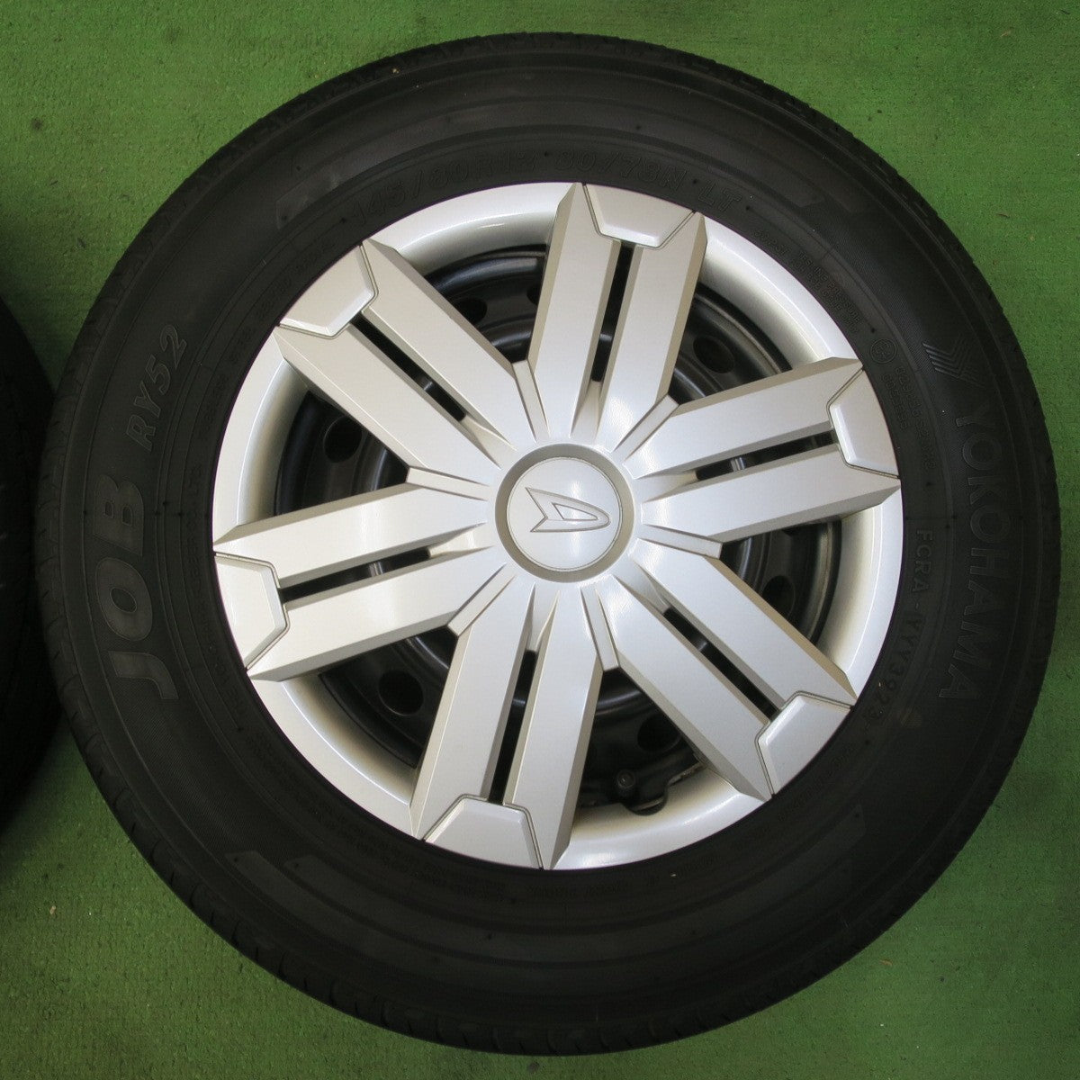 キレイ!23年★ダイハツ アトレー 純正 スチール 145/80R12 80/78N ヨコハマ JOB RY52 RY52B 12インチ PCD100/4H★5071107イノ