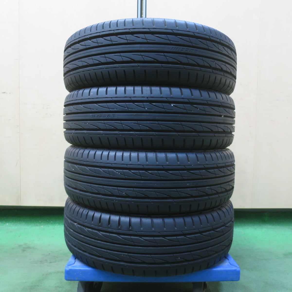 ほぼ未使用!25年!キレイ★165/50R15 ルッチーニ BUONO SPORT G-SPEED Gスピード 15インチ 軽サイズ コペン タフト 等 PCD100/4H★6033110イノ