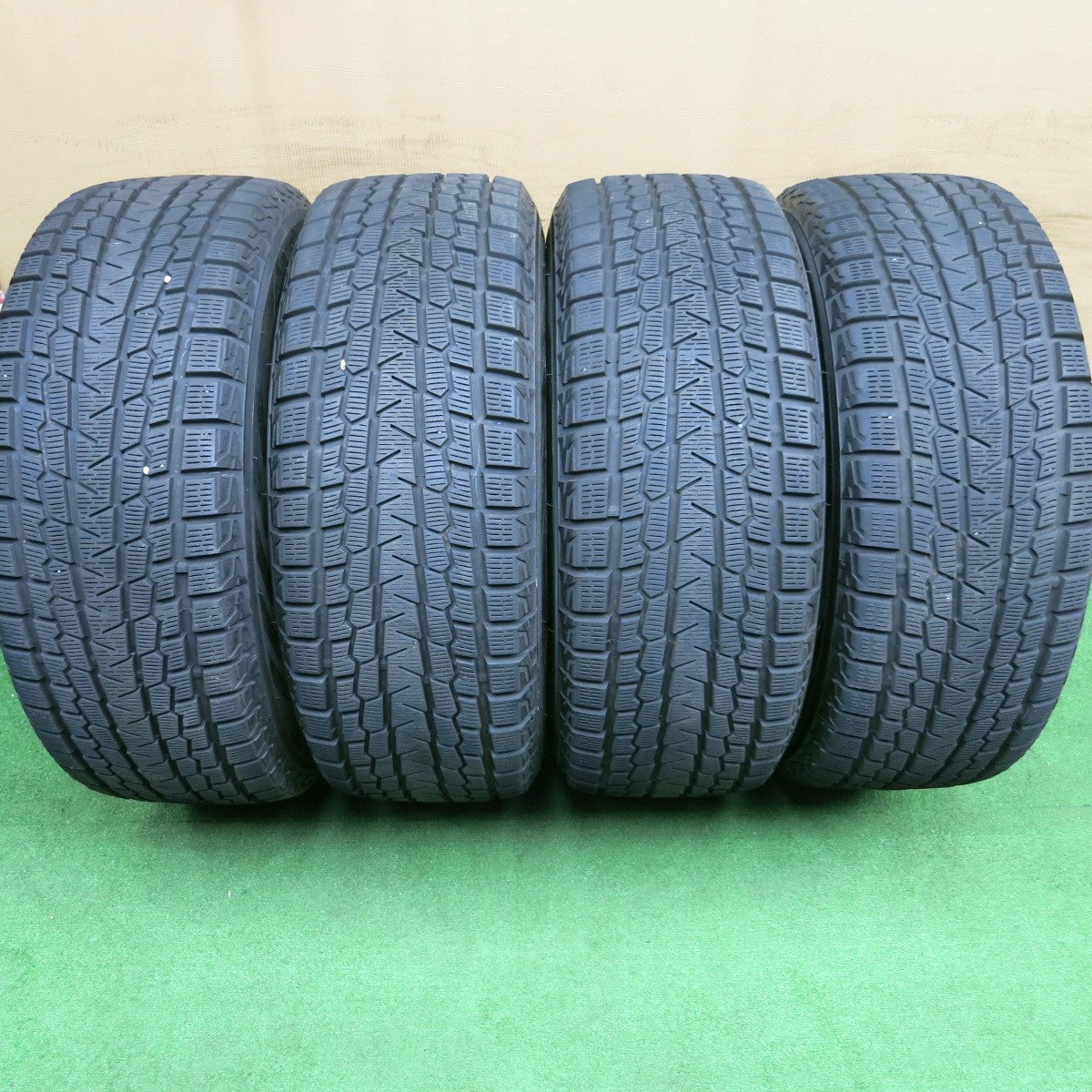 バリ溝!22年!キレイ!9.5分★KEELER TACTICS 265/65R17 スタッドレス ヨコハマ アイスガード G075 キーラー タクティクス 17インチ PCD139.7/6H★6021402NKス