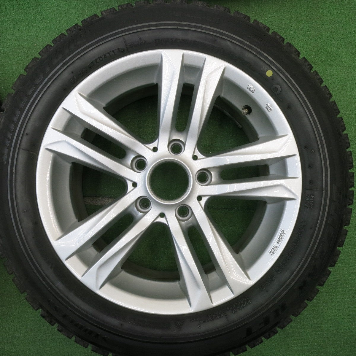 バリ溝!キレイ!9.5分★BMW MAK BIMMER 205/60R16 スタッドレス ブリヂストン ブリザック RFT ビマー 16インチ PCD120/5H★5041503TNス