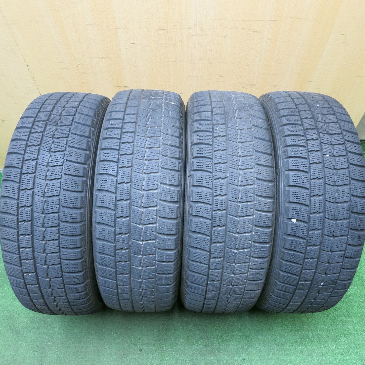 バリ溝!9分★スタッドレス 225/50R18 ダンロップ ウインターマックス WM01 SMACK ENKEI スマック エンケイ 18インチ PCD114.3/5H★5050509HAス