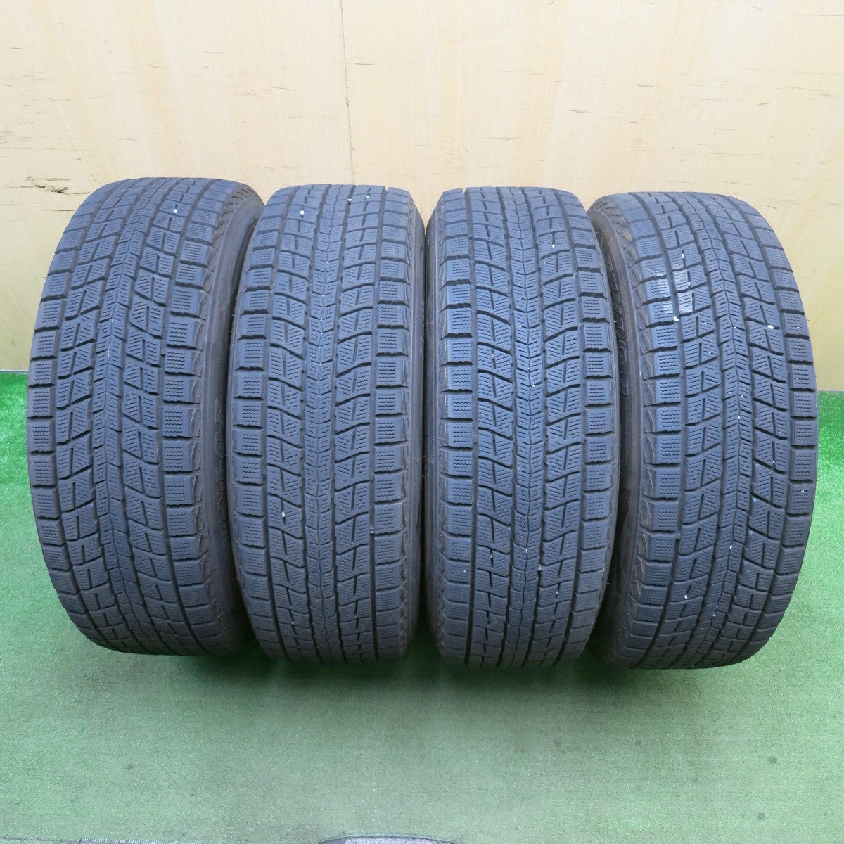 センサー付!バリ溝!21年!キレイ!9.5分★レクサス NX バージョンL 純正 225/60R18 スタッドレス ダンロップ ウインターマックス SJ8 18インチ PCD114.3/5H★5051801NJス