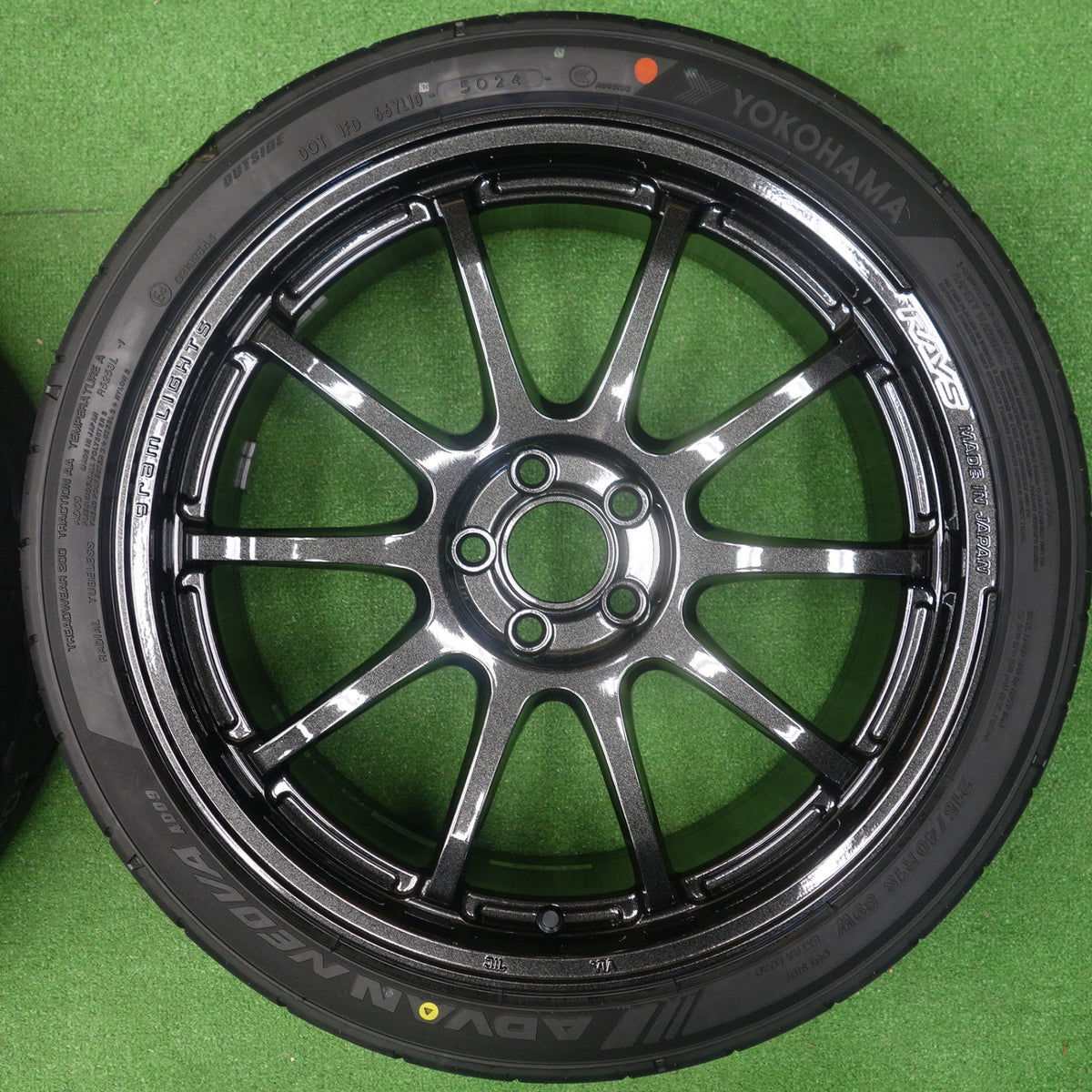未使用!24年★86 BRZ 等 RAYS 57NR gram LIGHTS 215/40R18 ヨコハマ アドバン NEOVA AD09 レイズ グラムライツ 18インチ PCD100/5H★6052804KTノ