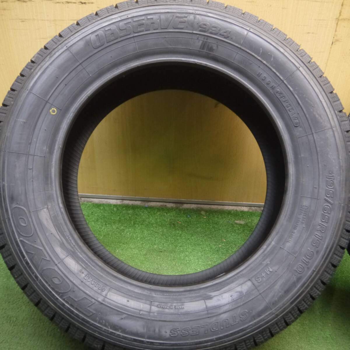 未使用★スタッドレス 195/65R15 トーヨー オブザーブ 934 15インチ ノア ヴォクシー タクシー 等★4031307Hスタ