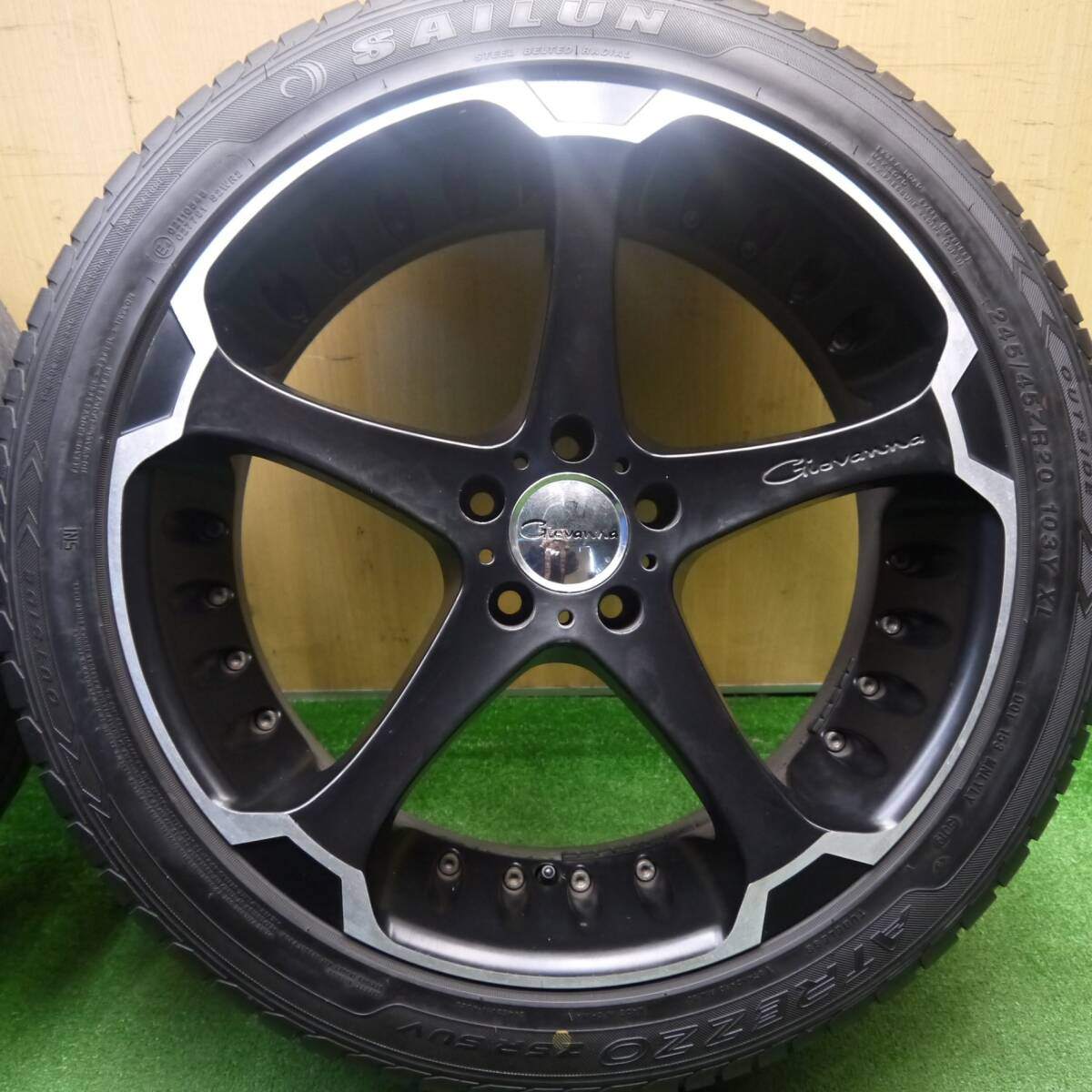4本価格★Giovanna ジオバンナ 245/45R20 サイルン ATREZZO ZSR SUV 20インチ PCD114.3/5H★5031408Hノ