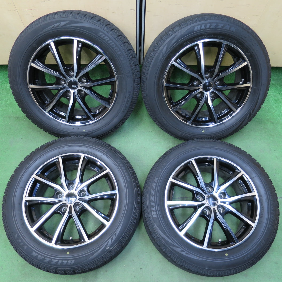 4本価格★スタッドレス 205/60R16 ブリヂストン ブリザック VRX SPORT KRONE 16インチ スポルト クローネ PCD114.3/5H★5041003イス