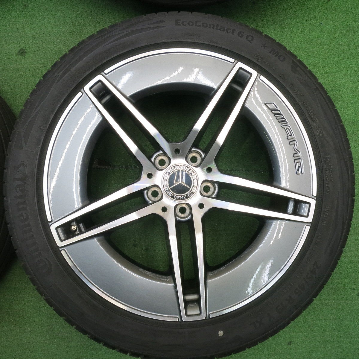 新車外し!24年★ベンツ Eクラス W214 純正 AMG 245/45R19 275/40R19 コンチネンタル エココンタクト6 MO 19インチ PCD112/5H★5051701TNノ