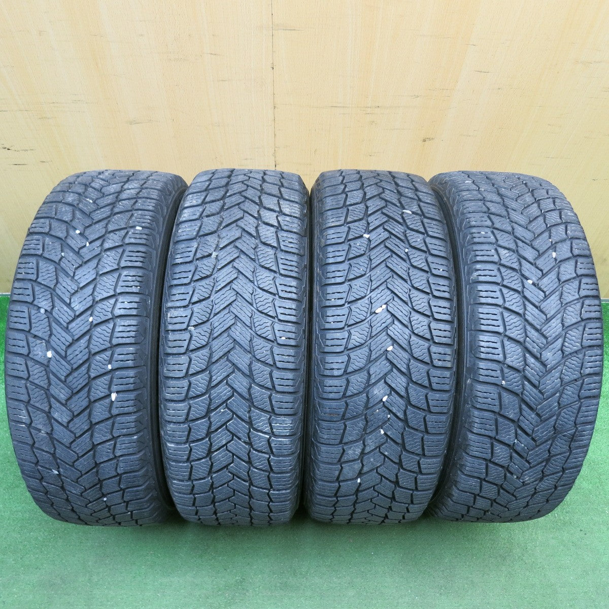 バリ溝!8.5分★シトロエン C4 純正 205/55R16 スタッドレス ミシュラン X-ICE SNOW 16インチ PCD108/4H★6041805HAス
