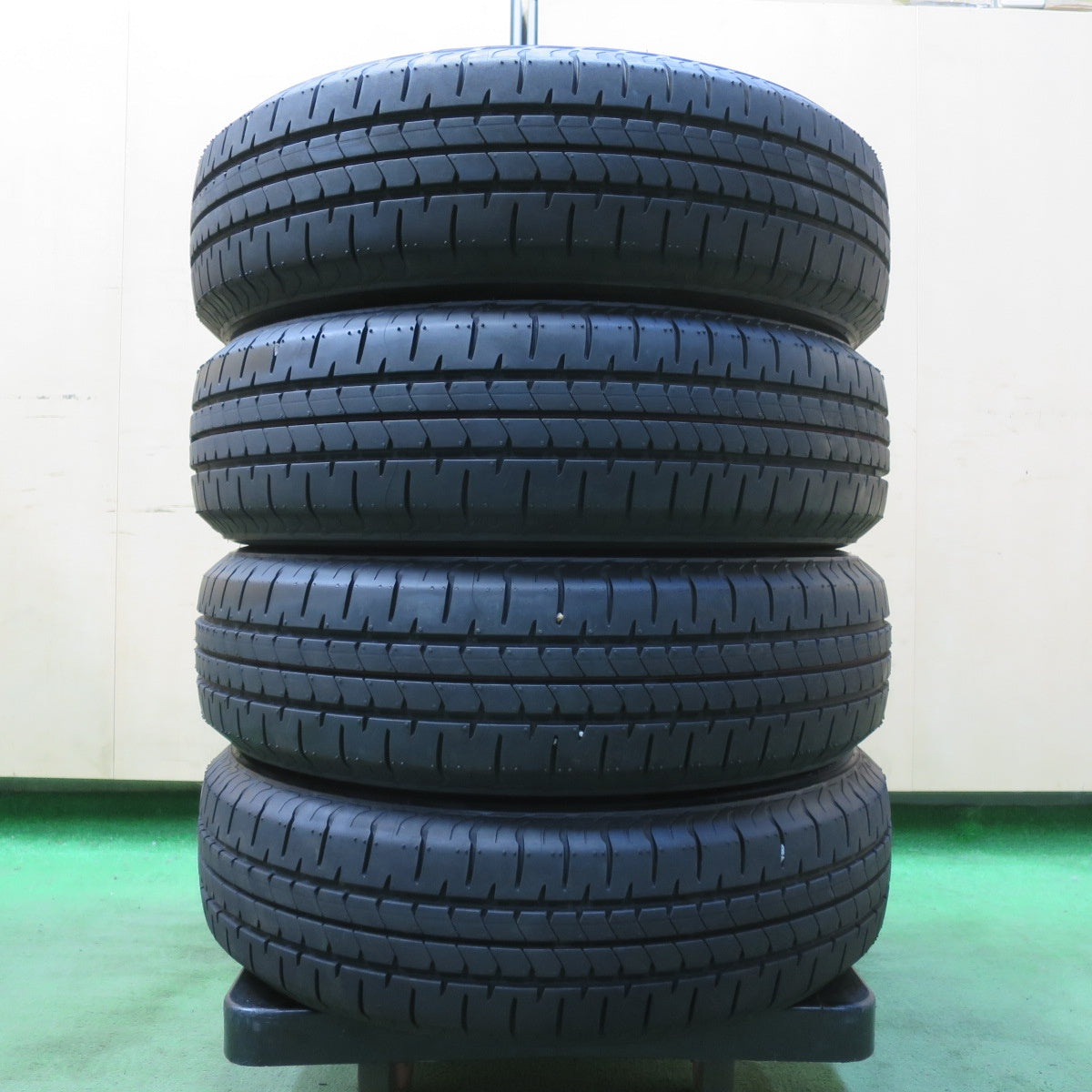 タイヤほぼ未使用!25年!キレイ★155/65R14 ブリヂストン NEWNO BALMINUM バルミナ 14インチ PCD100/4H★5071206イノ