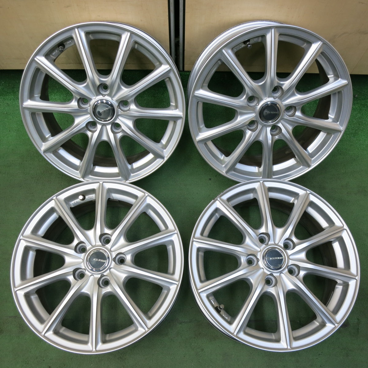 キレイ★ECO FORME ブリヂストン製 16インチ ホイール 16×6.5J エコフォルム PCD114.3/5H★5042501SYホ