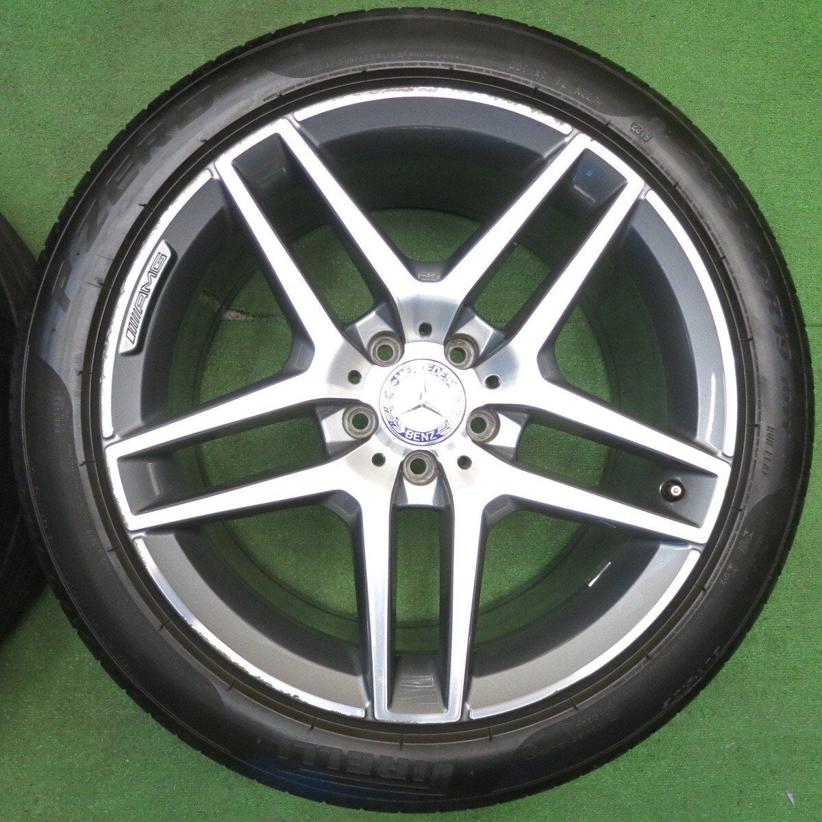 バリ溝 綺麗 9.5分★ベンツ Sクラス W222 純正 AMG 245/45R19 275/40R19 ブリヂストン GR-X2 ピレリ PZERO PCD112★5030901NJノ